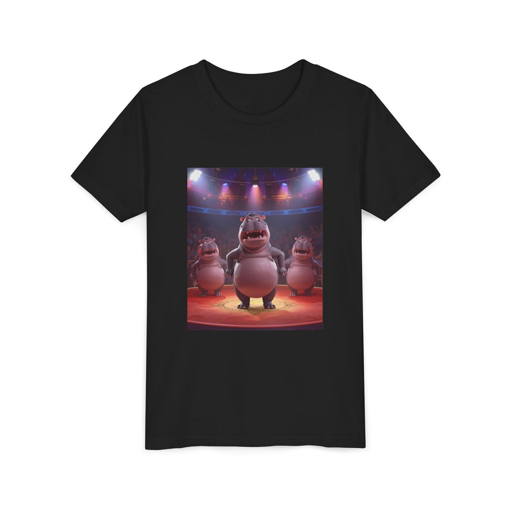 Hippo Funny Youth Short Sleeve Tee