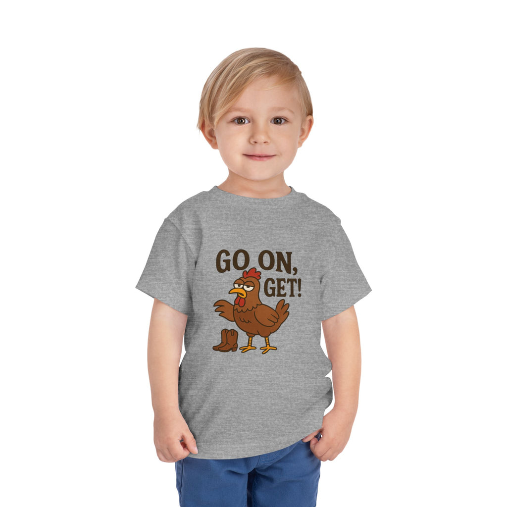 Go On Get Funny Toddler Short Sleeve Tee