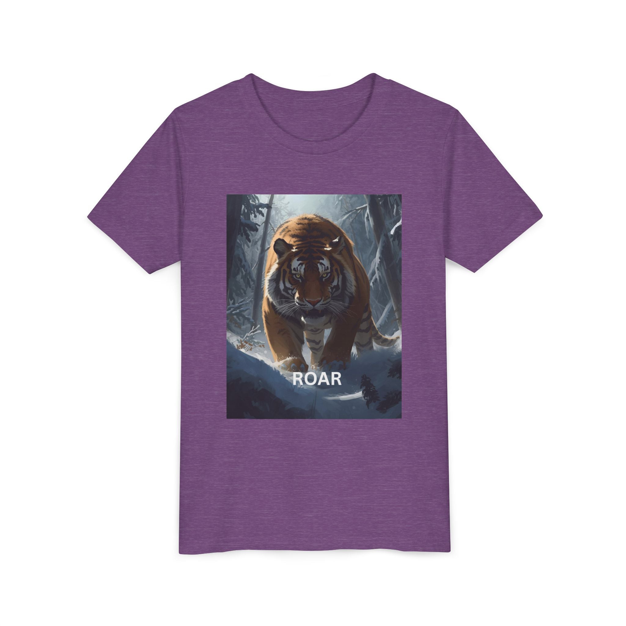 Tiger Roar Snow Youth Short Sleeve Tee