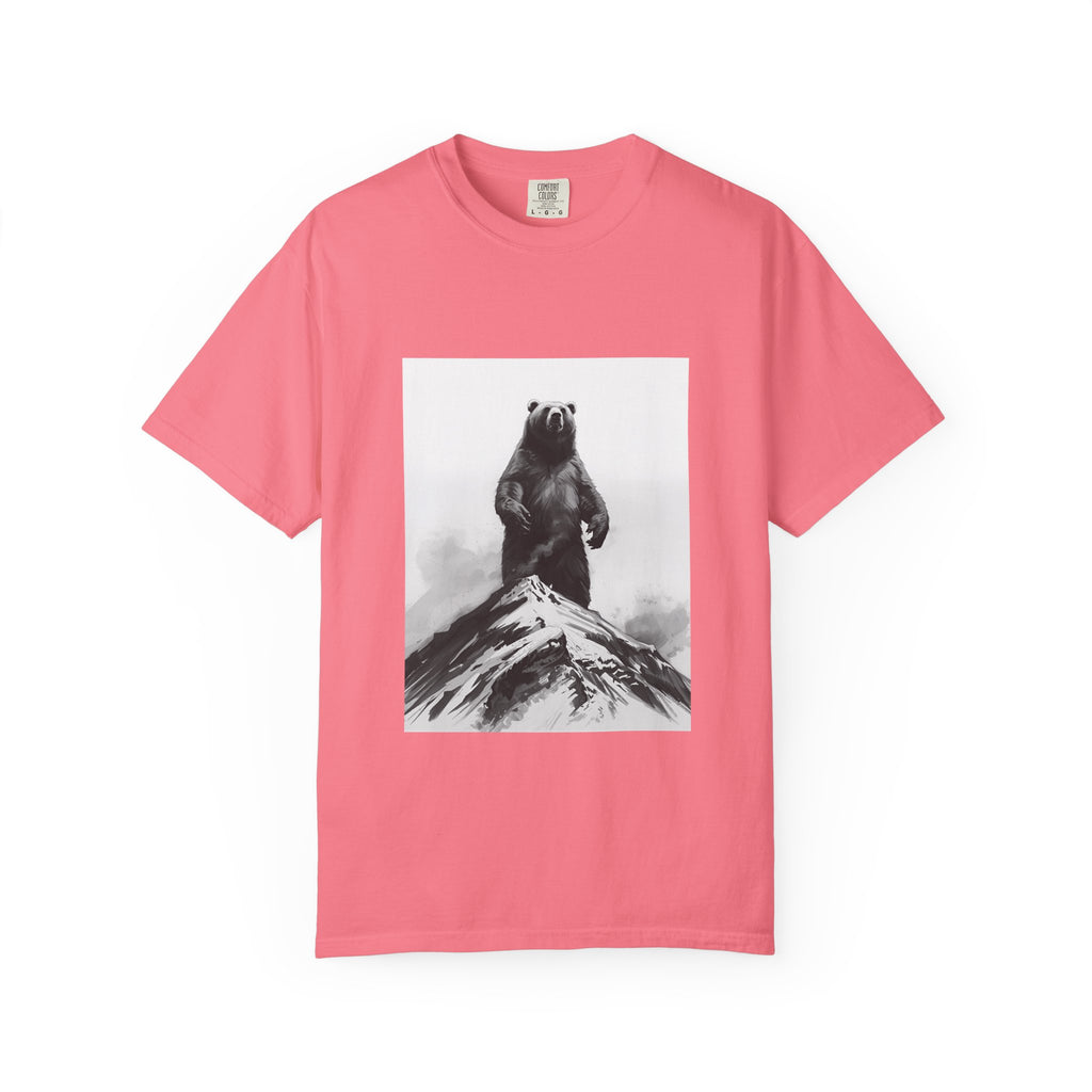 Bear Mountain Snow Unisex Garment-Dyed T-shirt