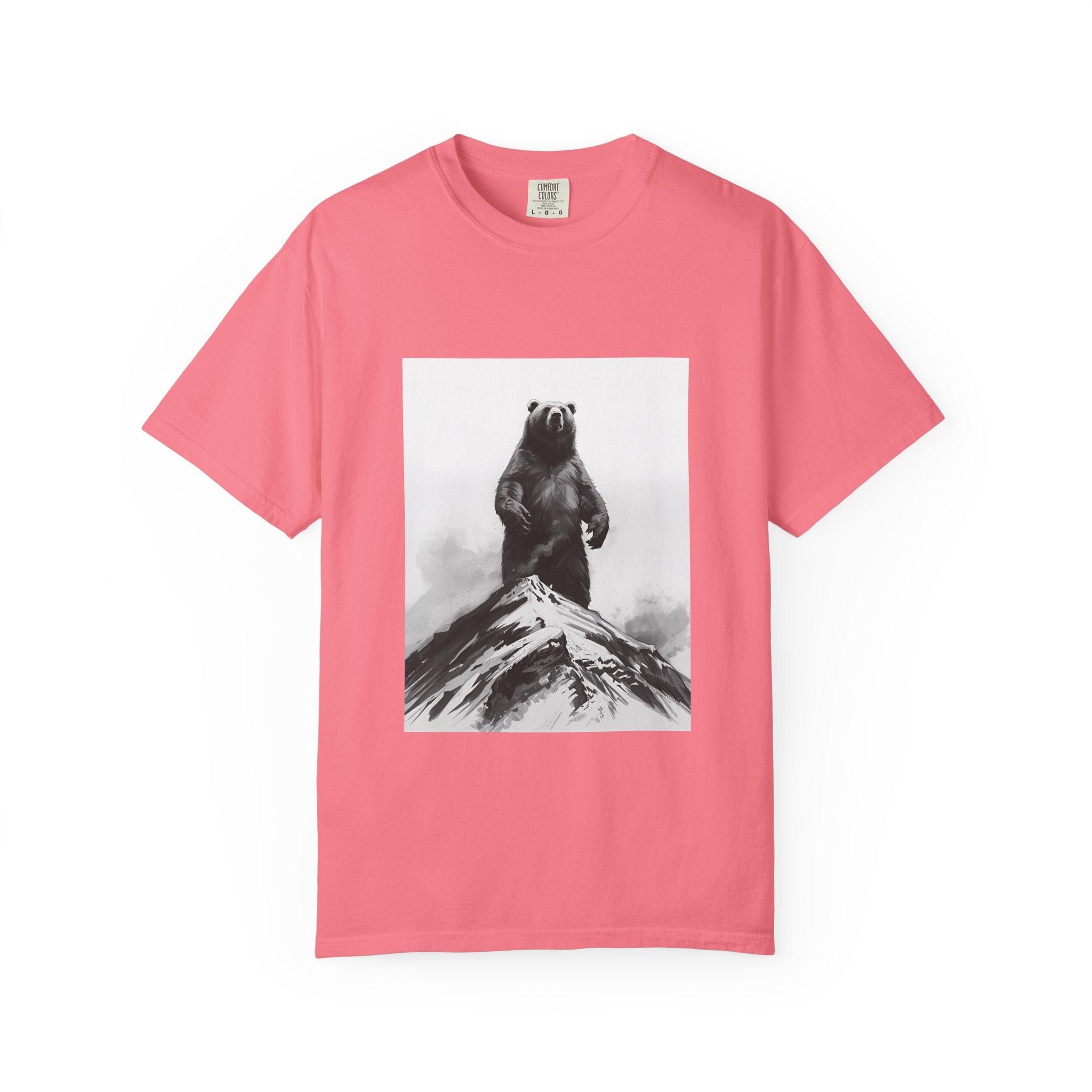 Bear Mountain Snow Unisex Garment-Dyed T-shirt