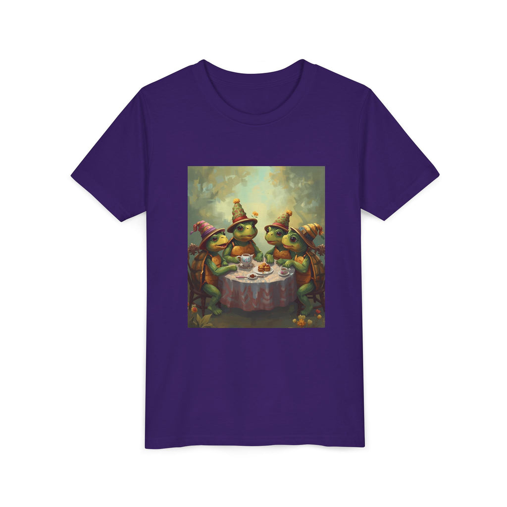 Whimsical Turtle Youth Short Sleeve Tee
