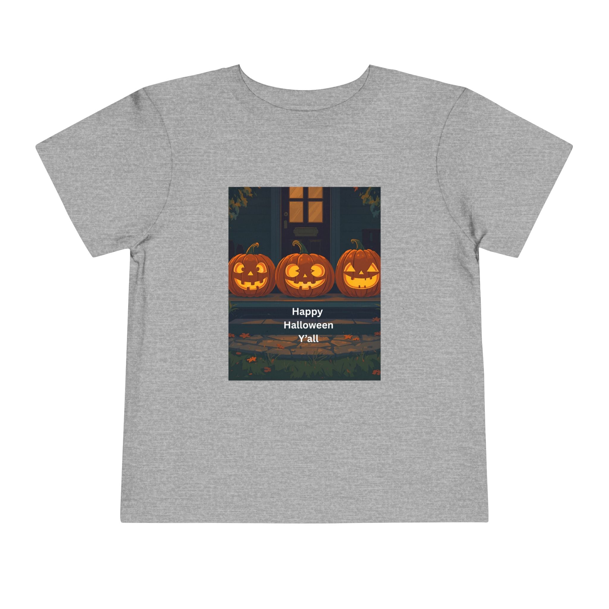 Spooky Pumpkin Toddler Short Sleeve Tee