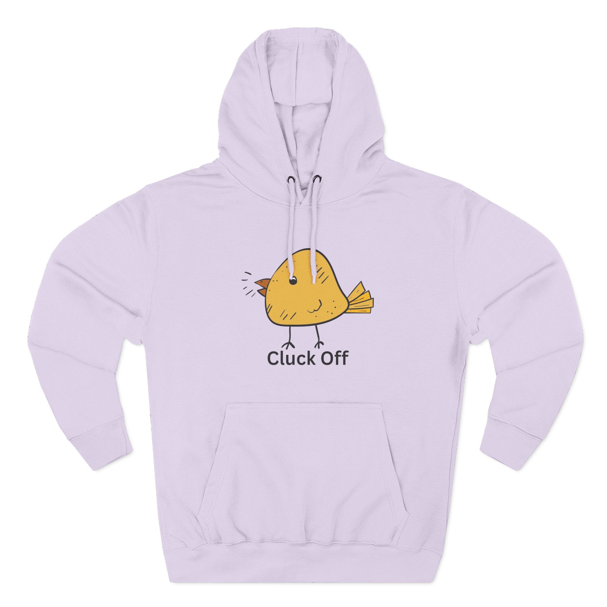 Cluck Off Funny Bird Hoodie, Quirky Fleece Hoodie, Gifting for Bird Lovers, Casual Wear, Perfect for Relaxing