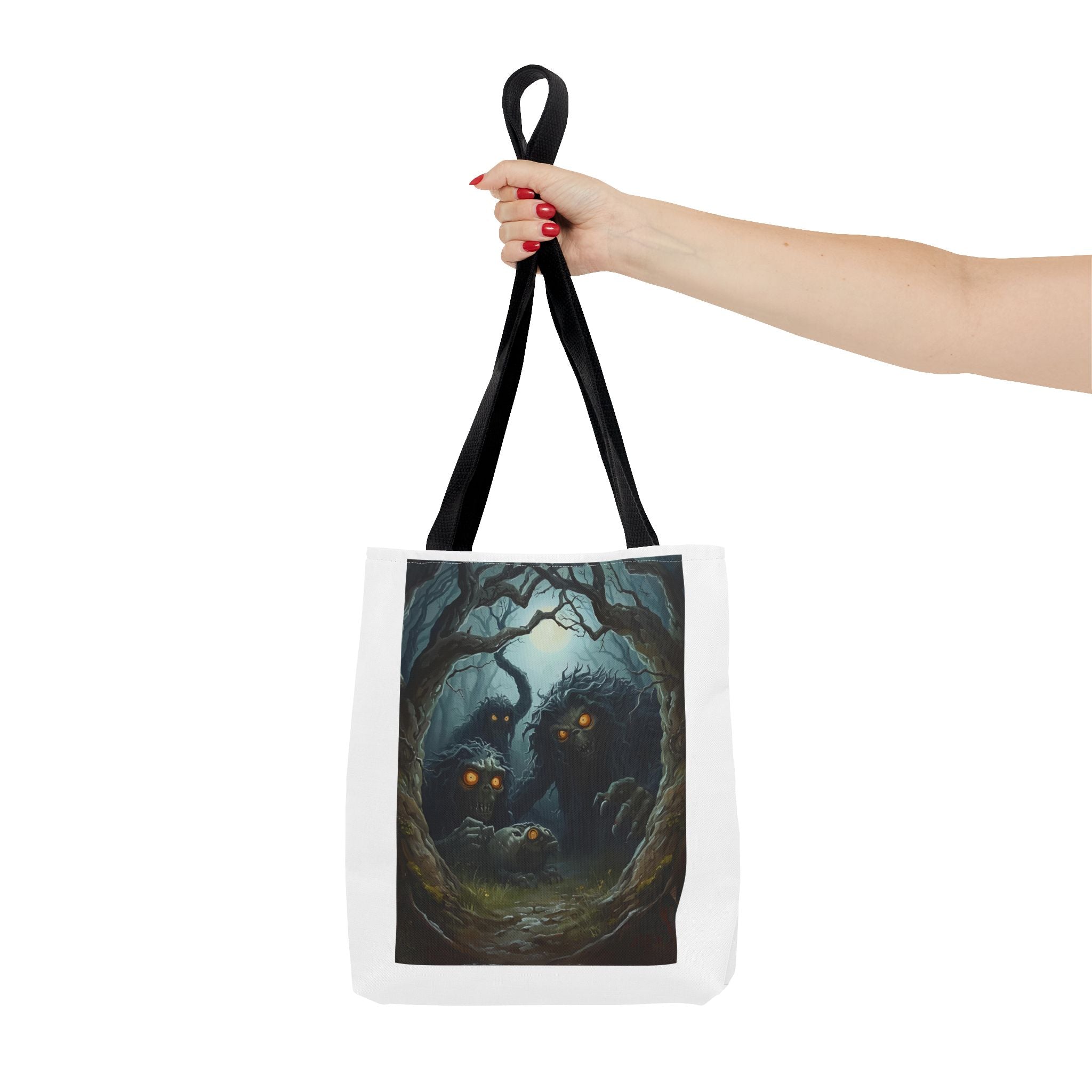 Spooky Forest Creatures Tote Bag (AOP)