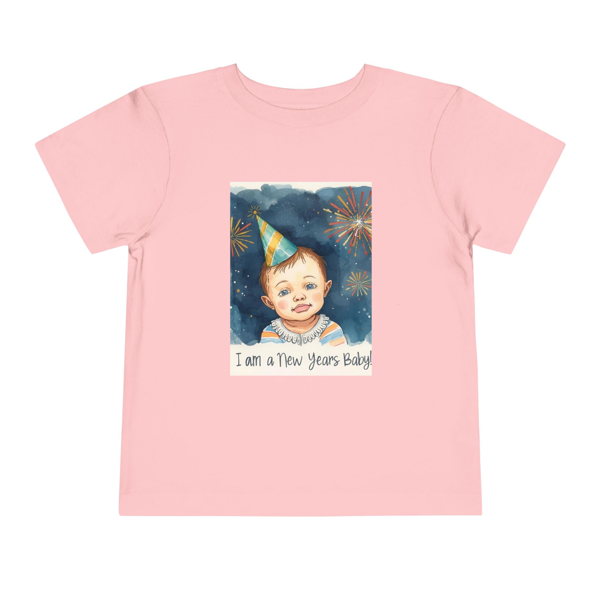 I Am A New Years Baby Toddler Short Sleeve Tee