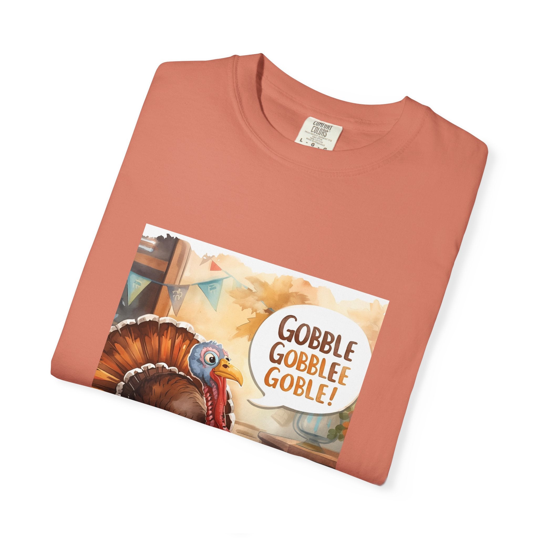 Thanksgiving Turkey T-Shirt | Gobble Gobble Graphic Tee | Fall Apparel, Holiday Gift, Casual Wear, Unisex Style, Autumn Collection