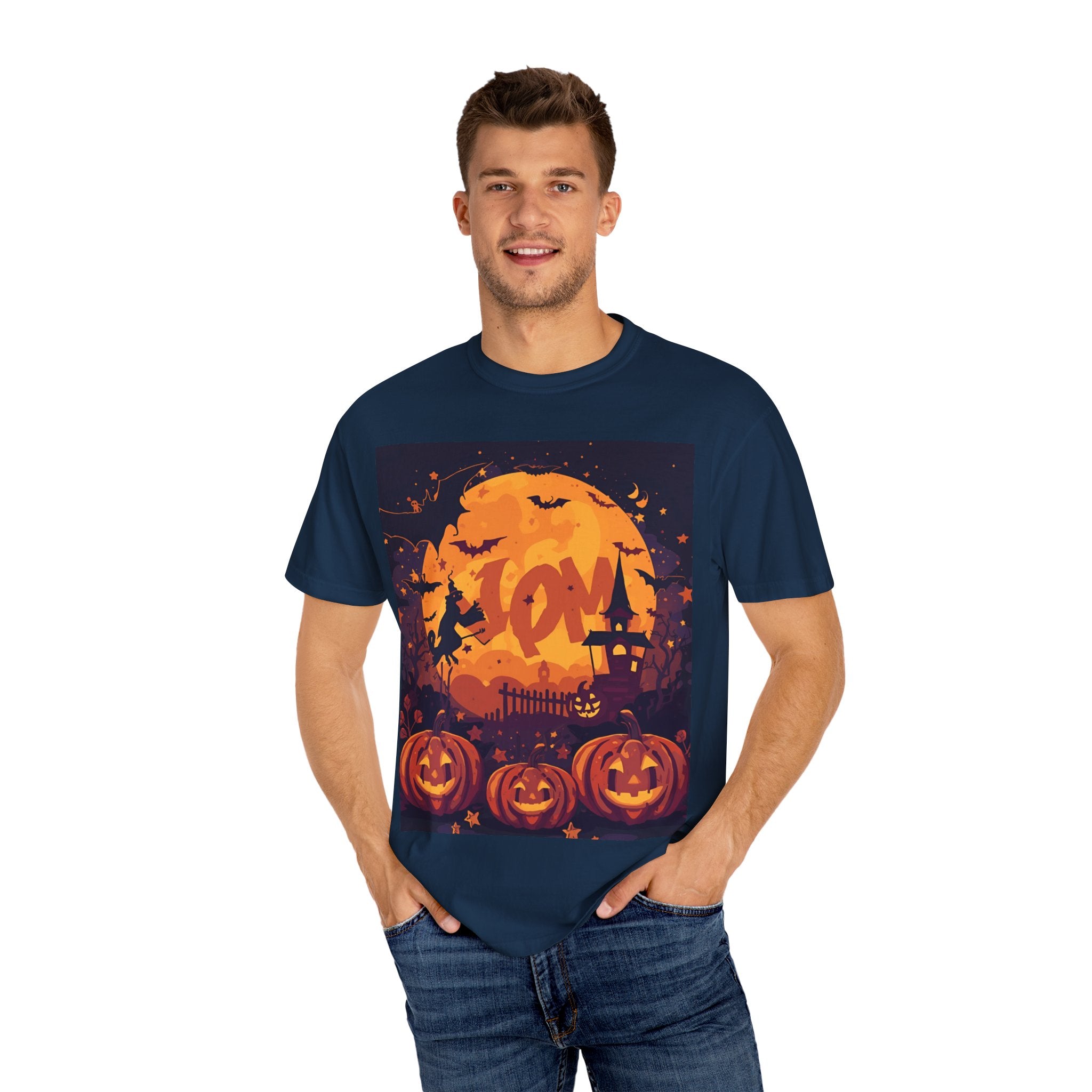 Halloween Pumpkin Graphic Tee, Unisex T-shirt, Spooky Shirt, Pumpkin Shirt, Fall Fashion, Halloween Costume, Autumn Apparel