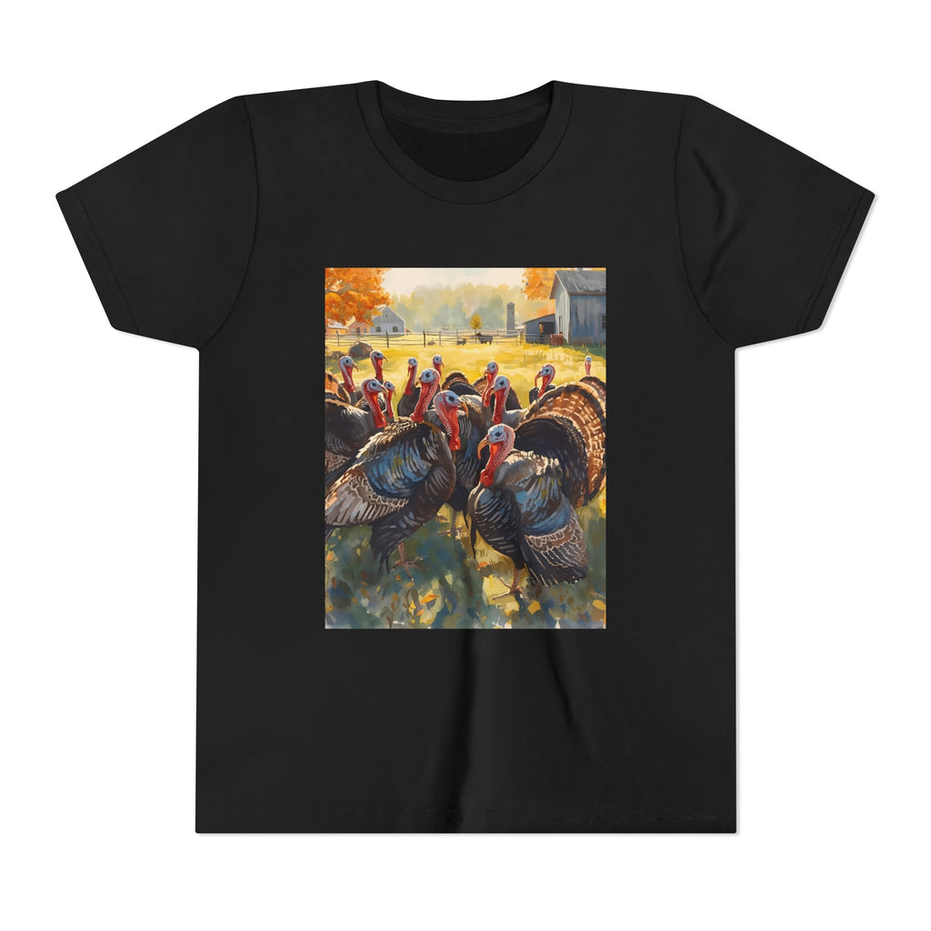 Thanksgiving Turkey Youth Short Sleeve Tee