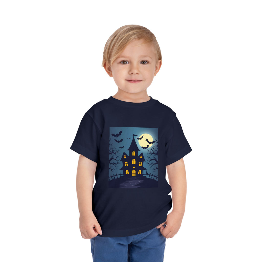 Toddler Halloween T-Shirt, Spooky Haunted House Tee, Kids Halloween Costume, Toddler Witch Shirt, Halloween Party Outfit