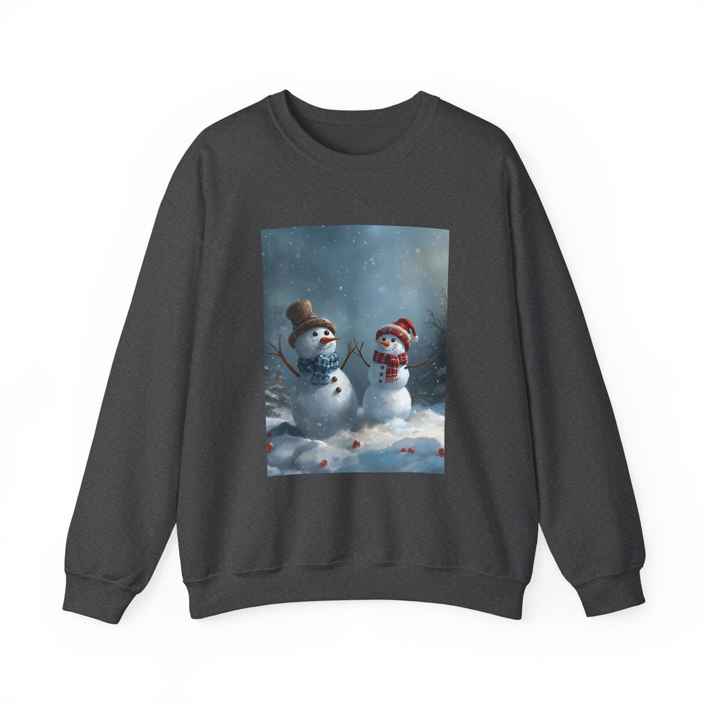 Christmas Snowman Winter Wonderland Sweatshirt - Cozy Crewneck with Snowman Design, Holiday Gift, Christmas Apparel, Winter Fashion, Seasonal Comfort