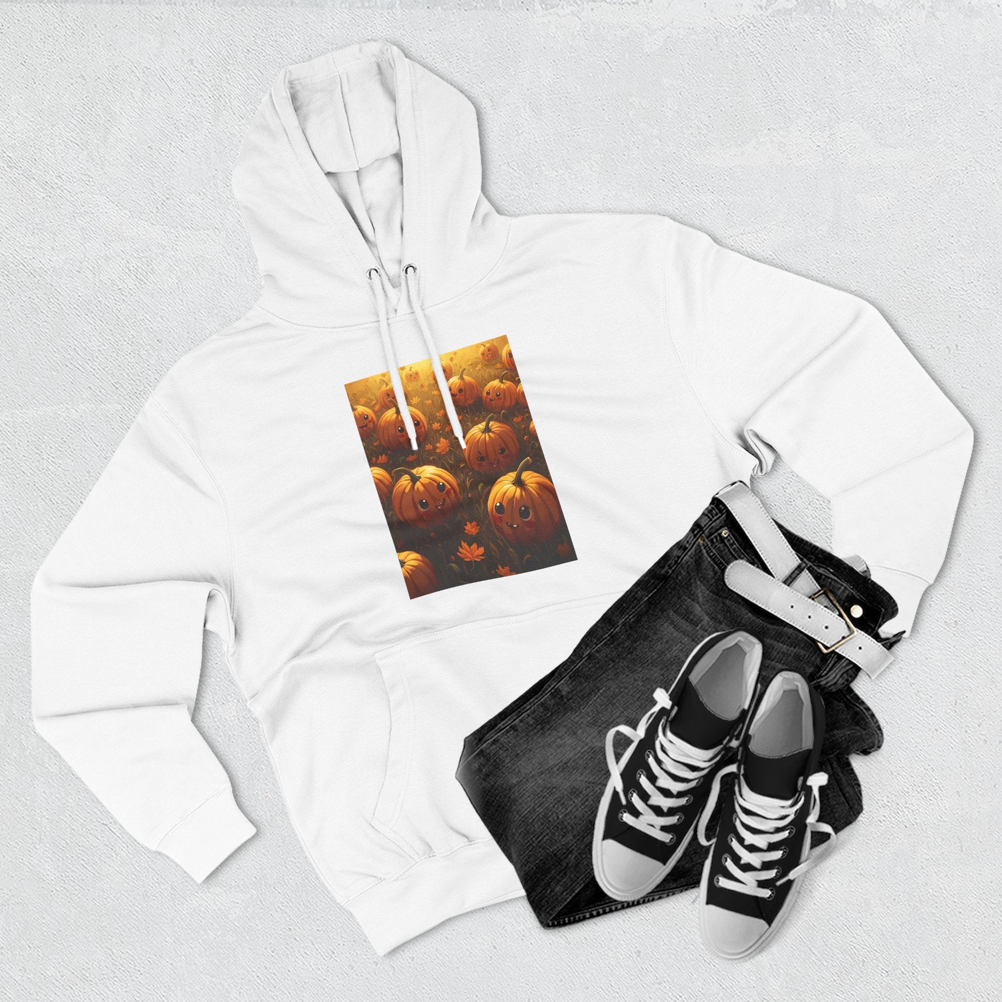 Cozy Pumpkin Hoodie, Fall Apparel, Halloween Gift, Pumpkin Patch Sweater, Autumn Clothing, Seasonal Style