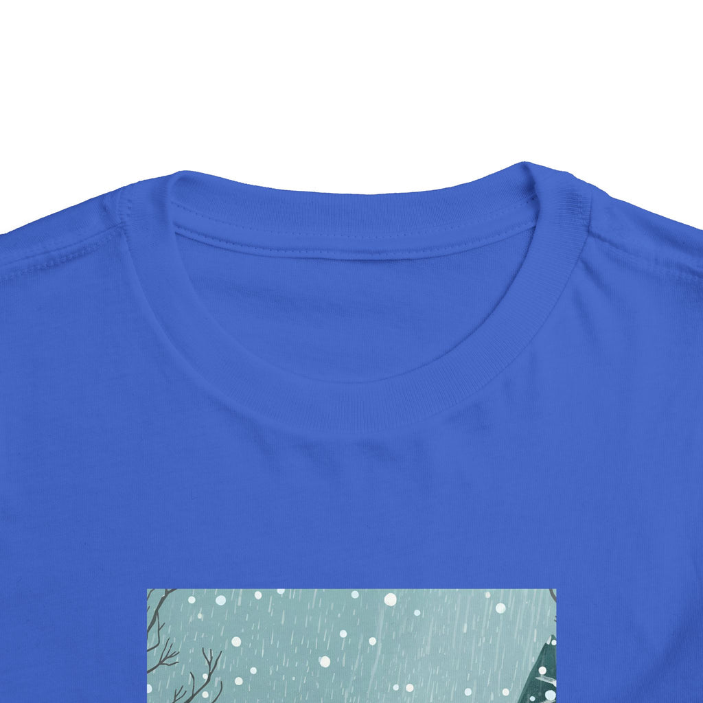 Festive Christmas Snowman Toddler Short Sleeve Tee