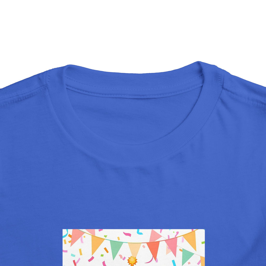 Party Animal With Squirl Toddler Short Sleeve Tee