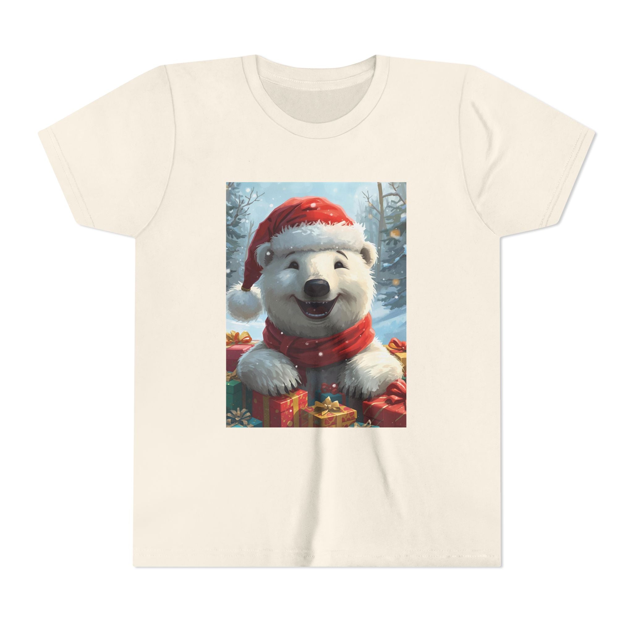 Christmas Bear Youth Short Sleeve Tee