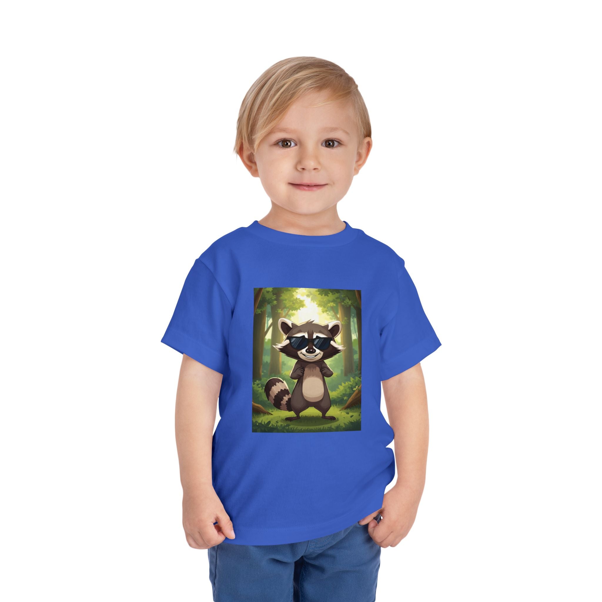 Raccoon Toddler Short Sleeve Tee