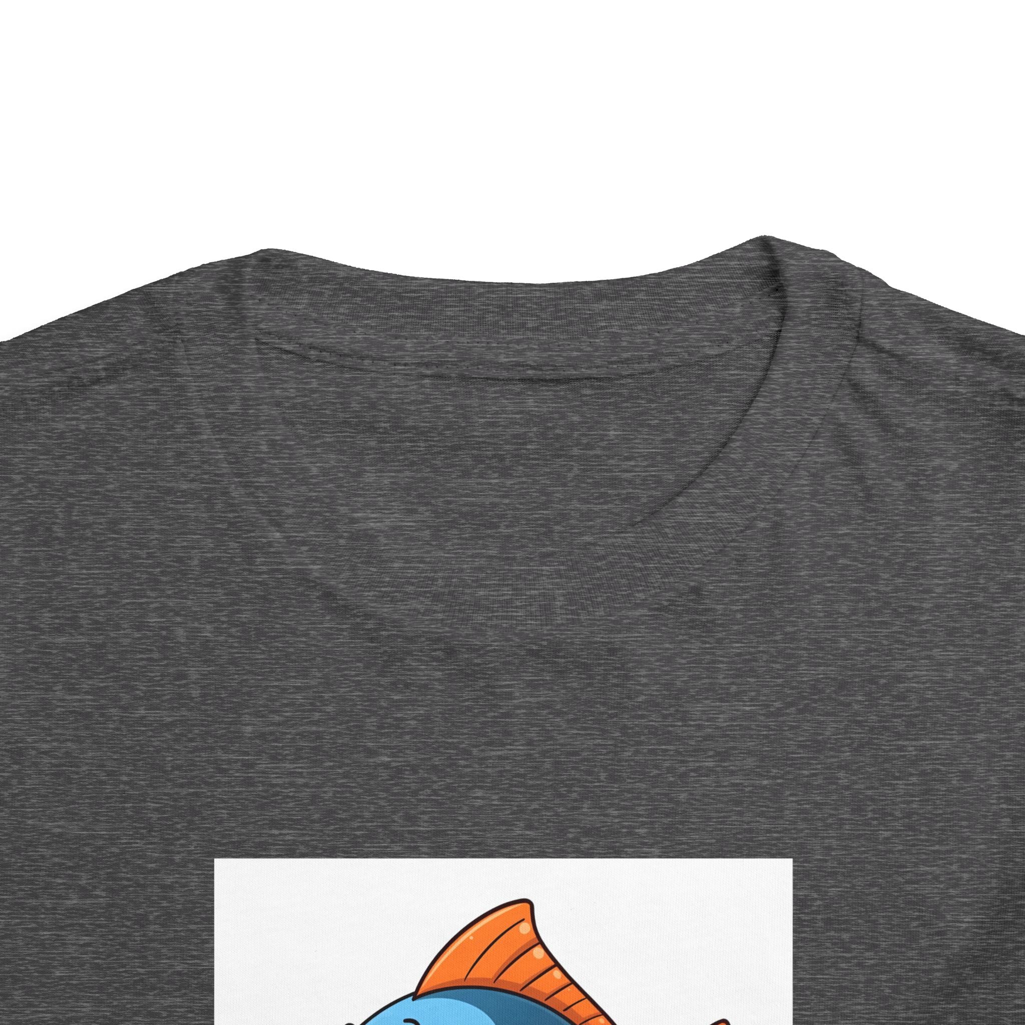 Here Fishy Fishy Fishy Toddler Short Sleeve Tee