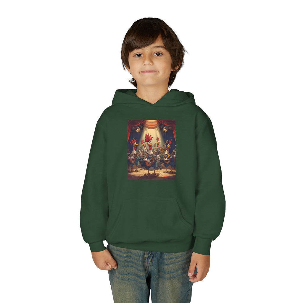 Chicken Funny Youth Heavy Blend Hooded Sweatshirt