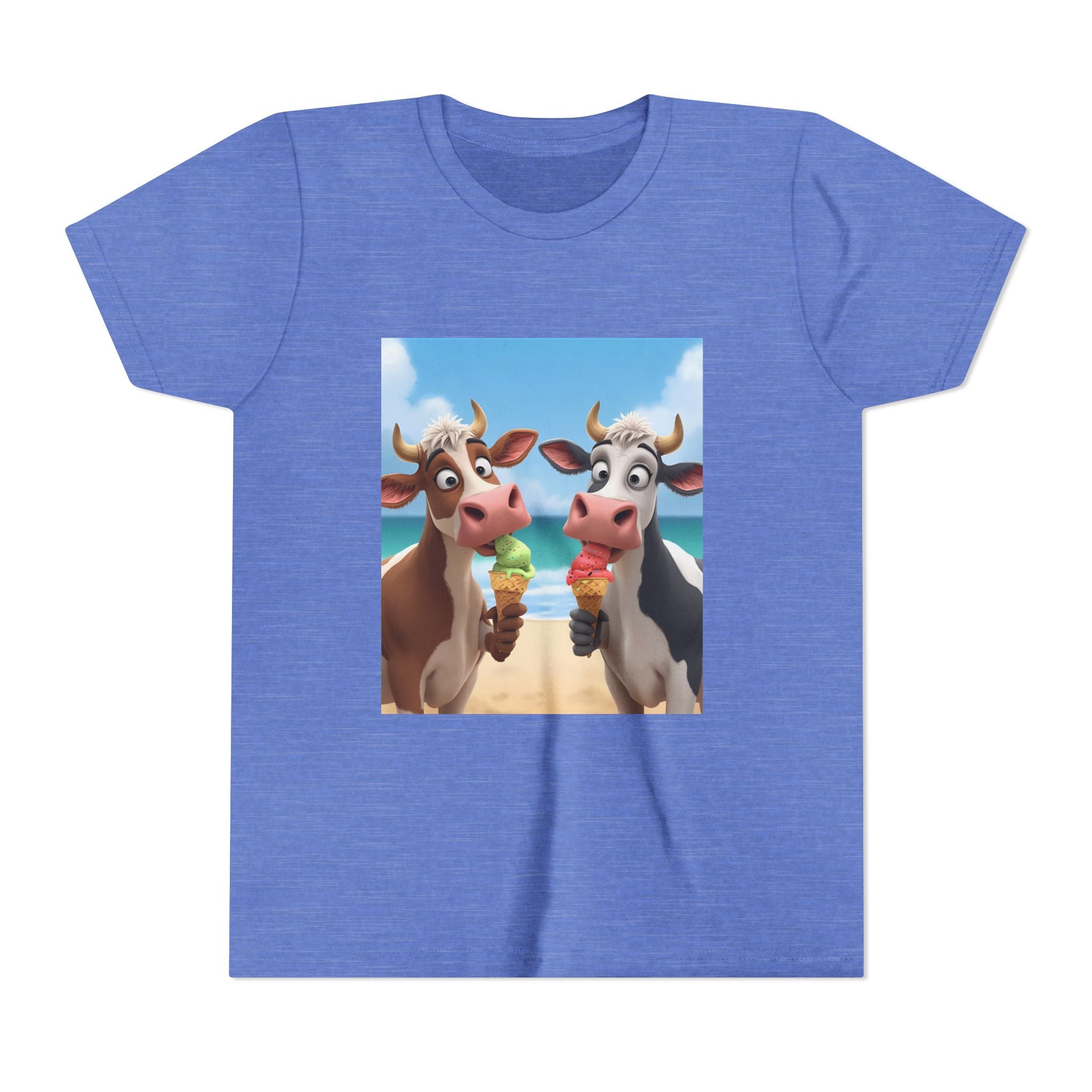 Beachy Cow Youth Short Sleeve Tee