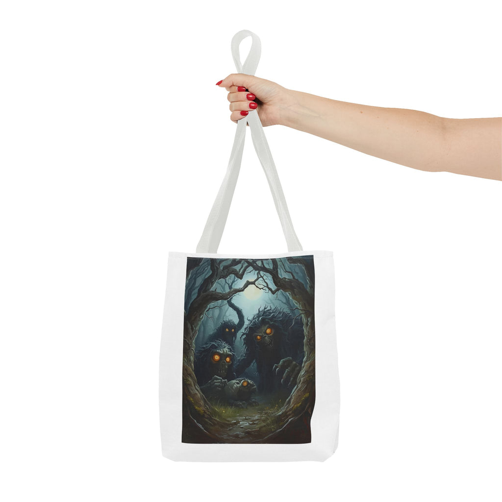 Spooky Forest Creatures Tote Bag (AOP)