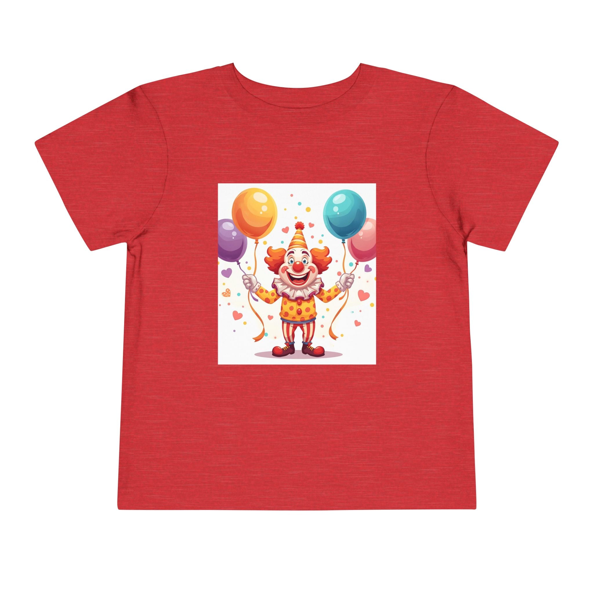 Funny Clown Toddler Short Sleeve Tee