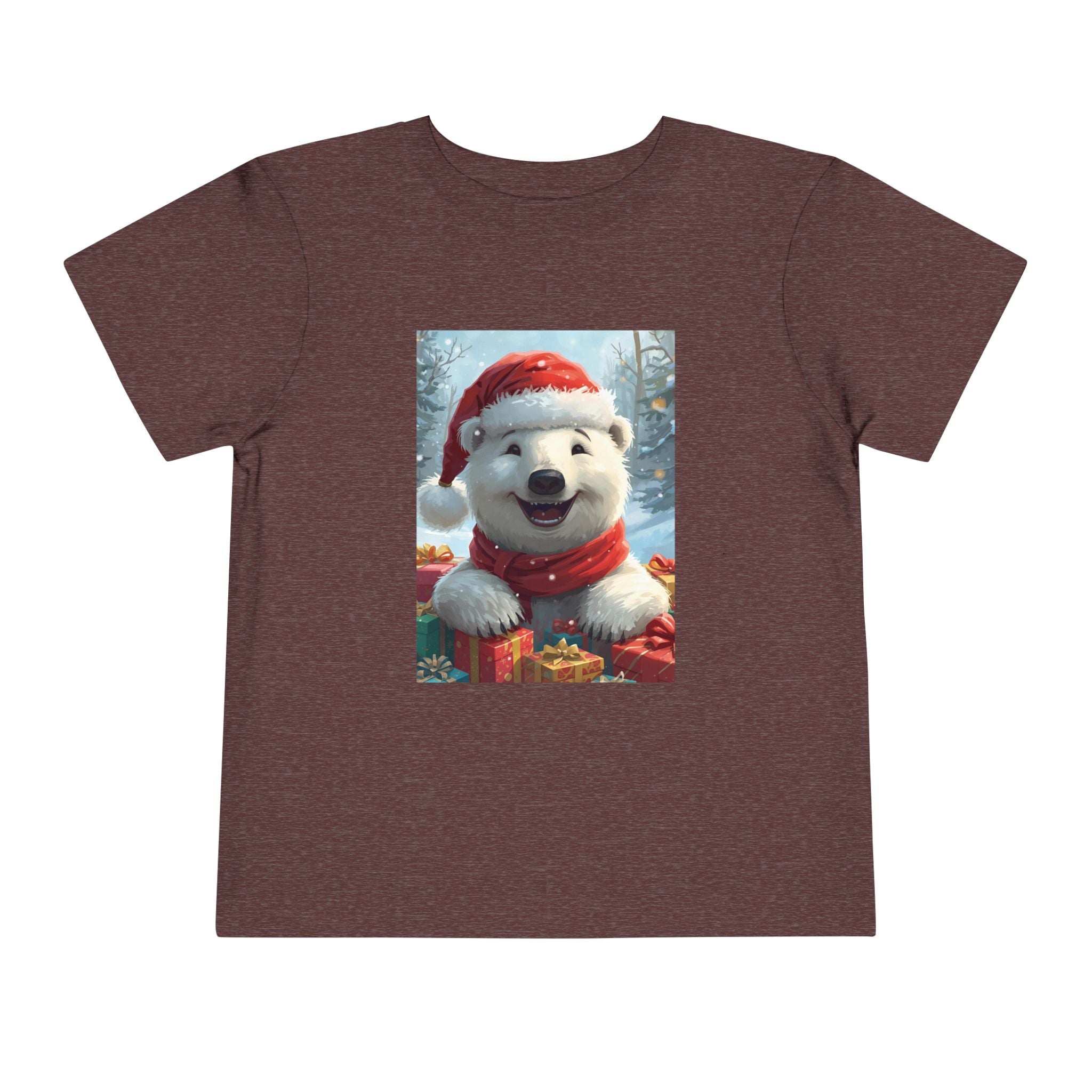 Christmas Bear Toddler Short Sleeve Tee