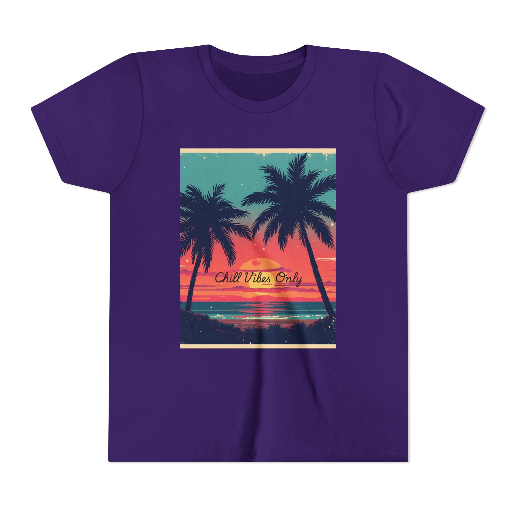 Tropical Sunset Youth Short Sleeve Tee