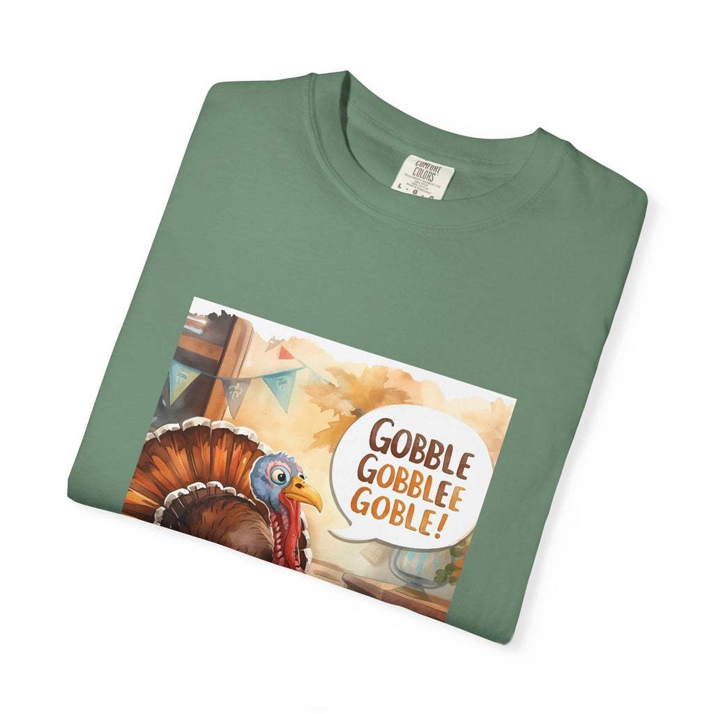 Thanksgiving Turkey T-Shirt | Gobble Gobble Graphic Tee | Fall Apparel, Holiday Gift, Casual Wear, Unisex Style, Autumn Collection