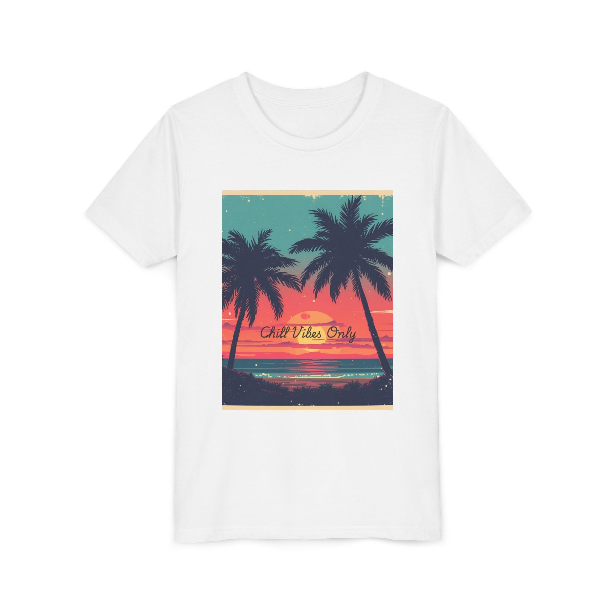 Tropical Sunset Youth Short Sleeve Tee