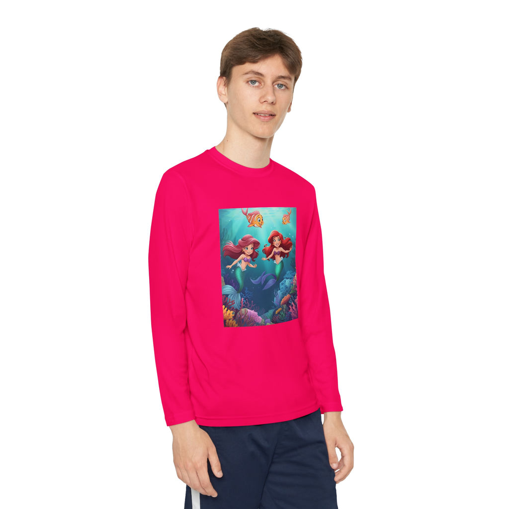 Mermaid Youth Long Sleeve Competitor Tee
