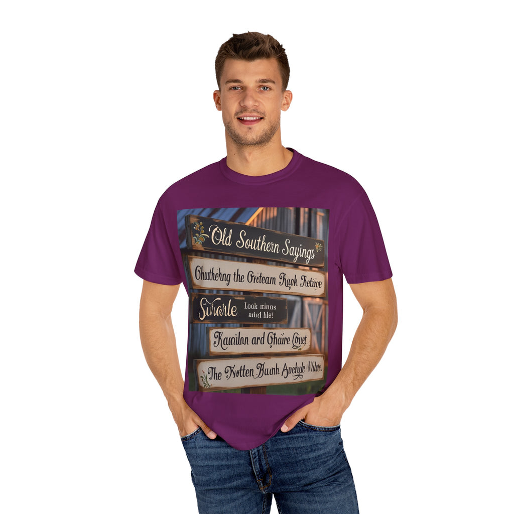 Old Southern Sayings Crossing Unisex T-shirt, Southern Pride Tee, Gift for Her/Him, Casual Wear, Vintage Style Shirt, Summer Wardrobe Essential