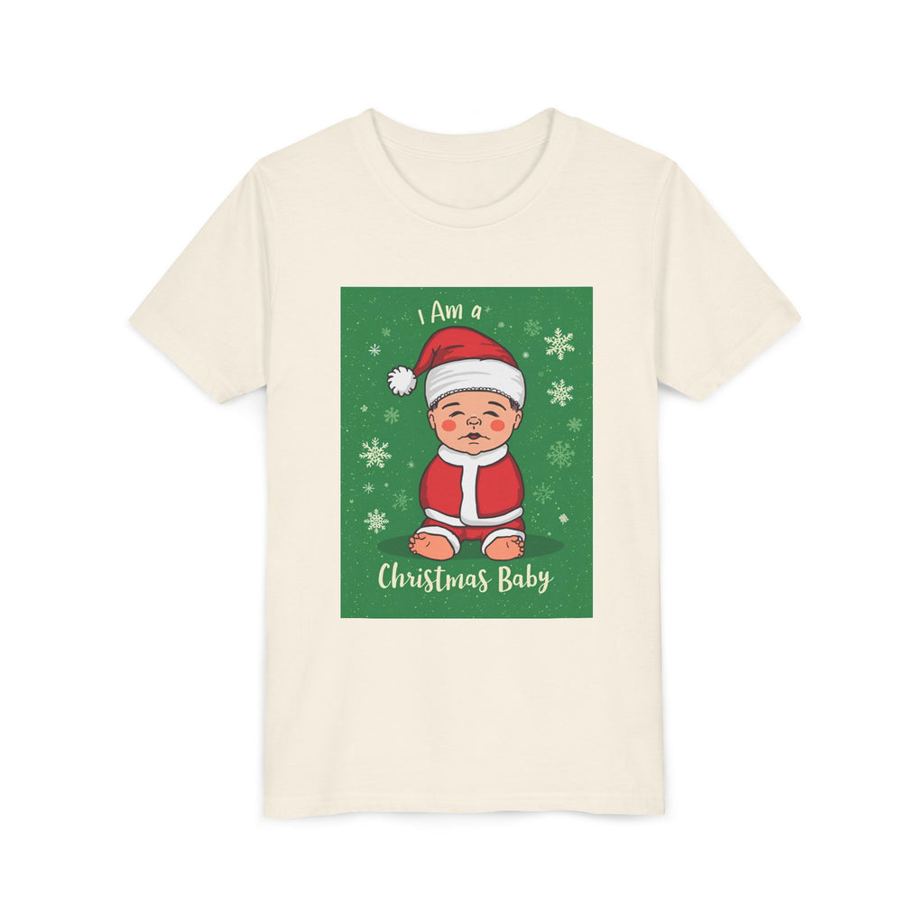 I Am A Christmas Baby Youth Short Sleeve Tee