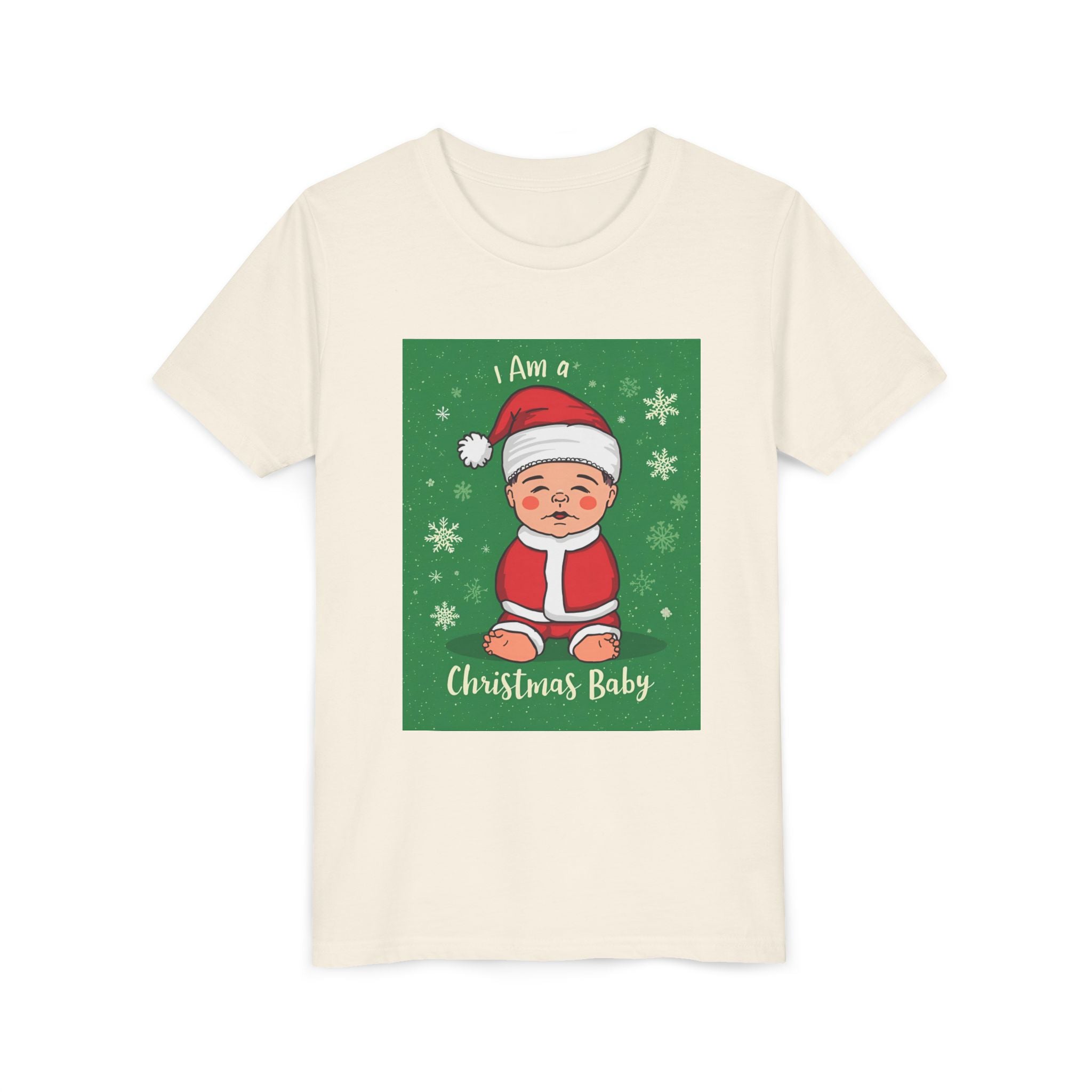 I Am A Christmas Baby Youth Short Sleeve Tee