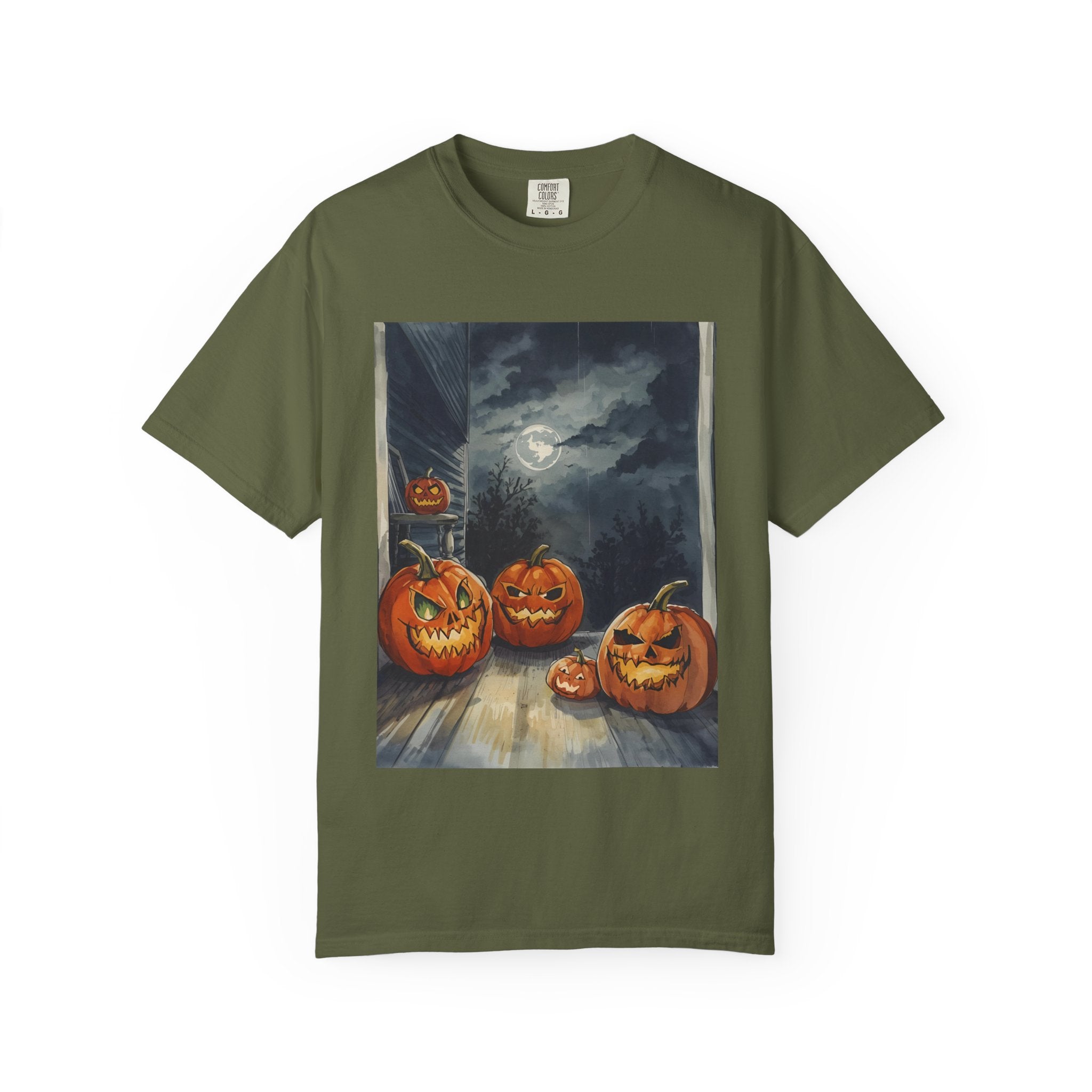 Halloween Pumpkin Scary T-shirt - Perfect for Fall Celebrations, Trick or Treat, Autumn Fashion, Costume Party, Spooky Vibes