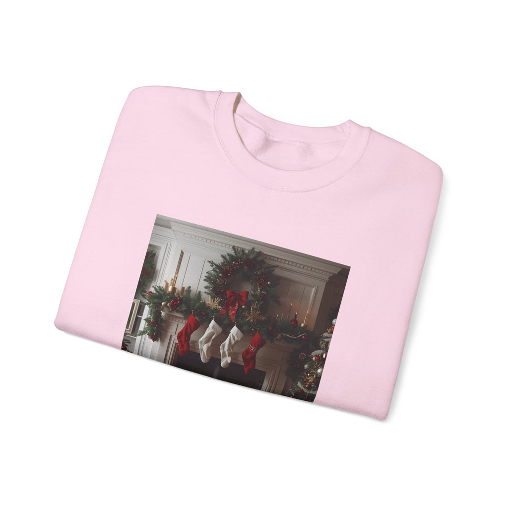 Cozy Christmas Sweatshirt, Holiday Comfort Wear, Unisex Pullover, Winter Fashion, Merry & Bright Gift, Festive Sweater