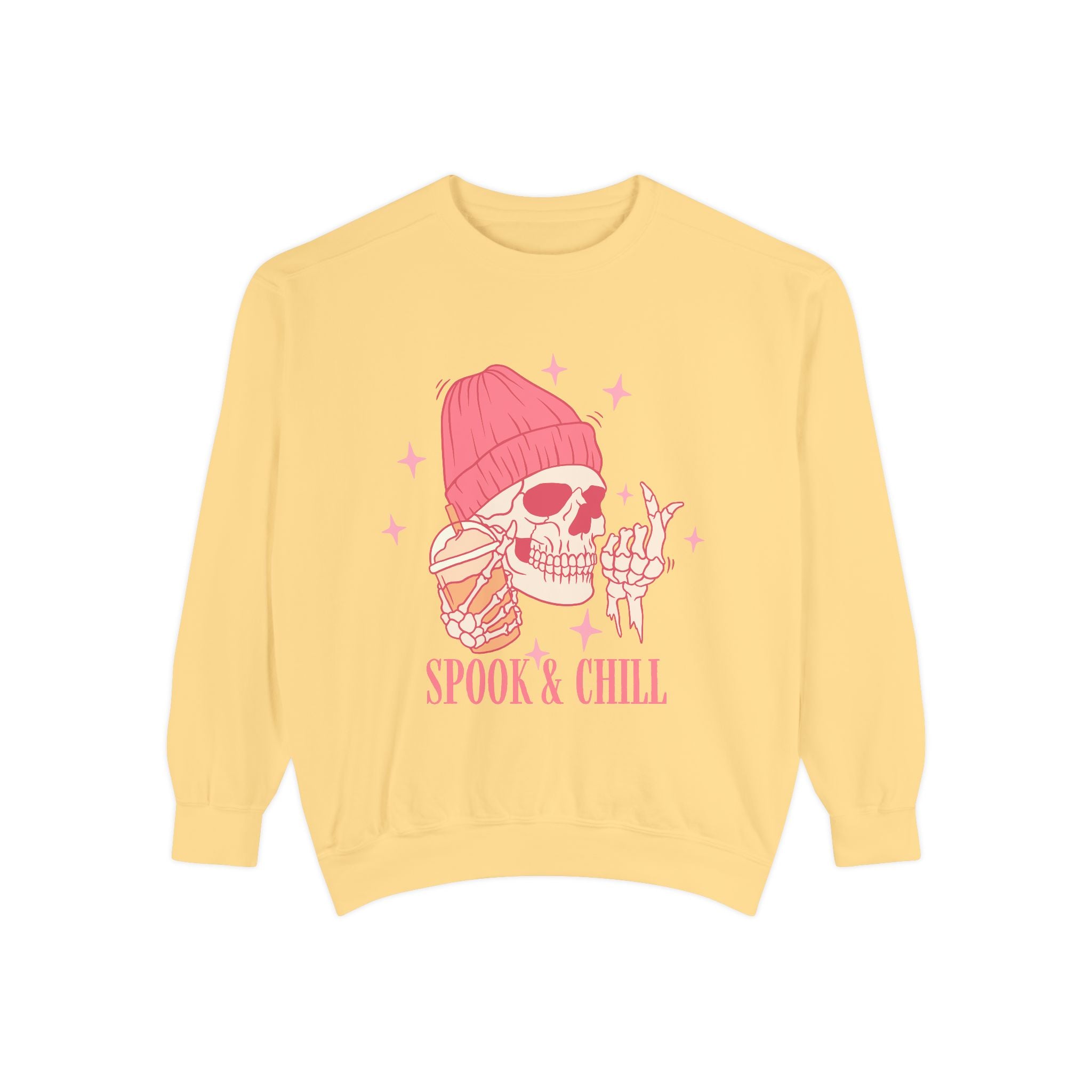 Spook & Chill Unisex Garment-Dyed Sweatshirt