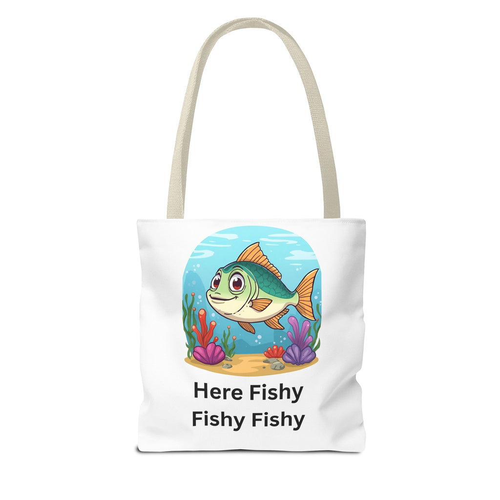 Here Fishy Fishy Fishy Tote Bag (AOP)