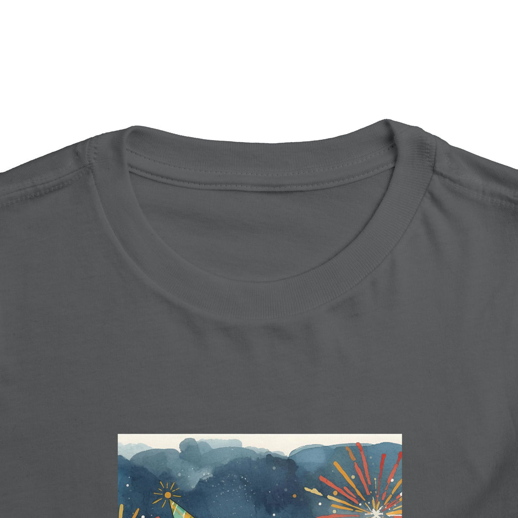 I Am A New Years Baby Toddler Short Sleeve Tee