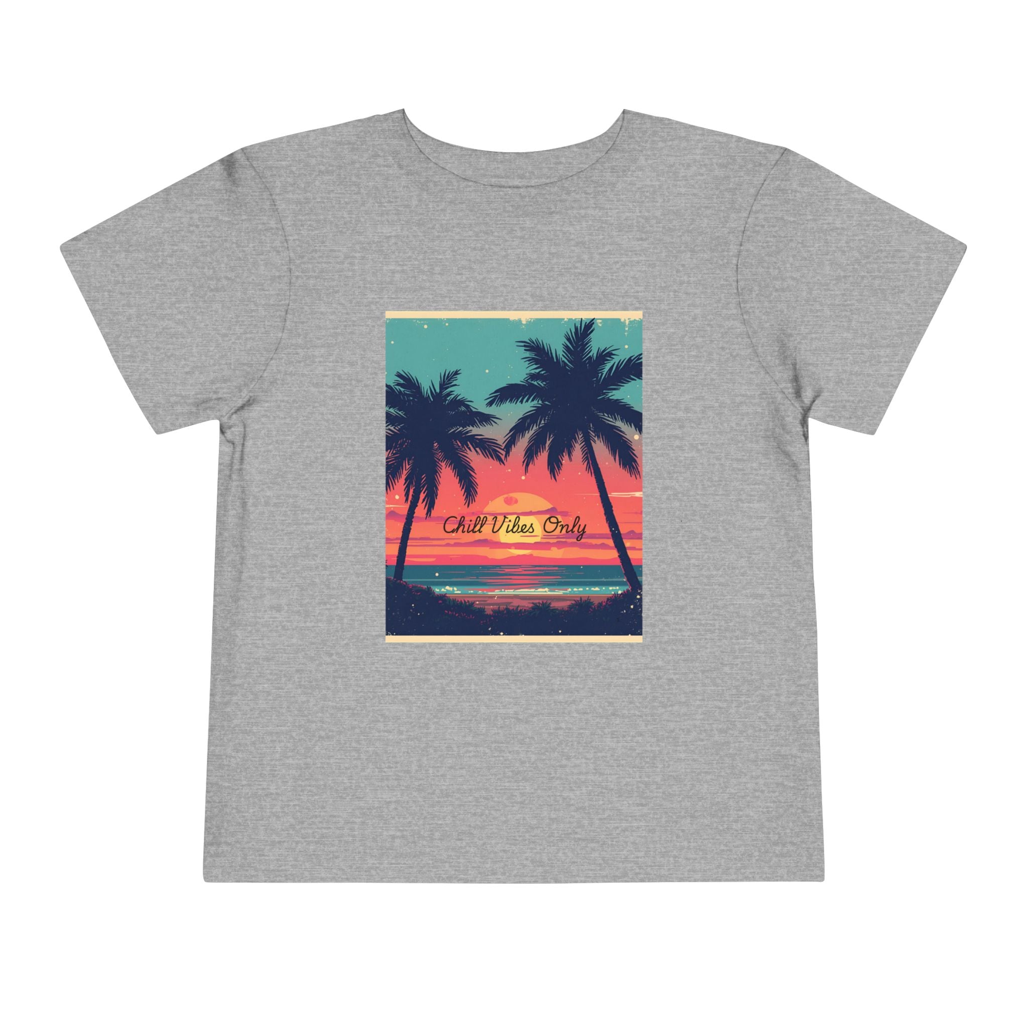 Tropical Sunset Toddler Short Sleeve Tee