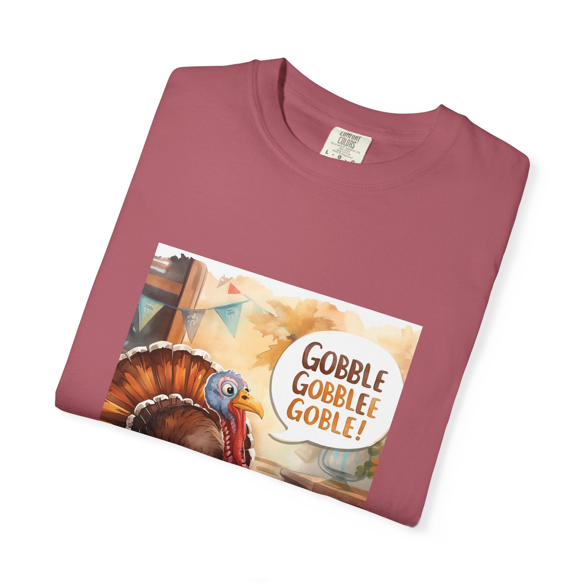 Thanksgiving Turkey T-Shirt, Unisex Fall Tee, Gobble Gobble Shirt, Autumn Apparel, Holiday Gift, Family Gathering Wear