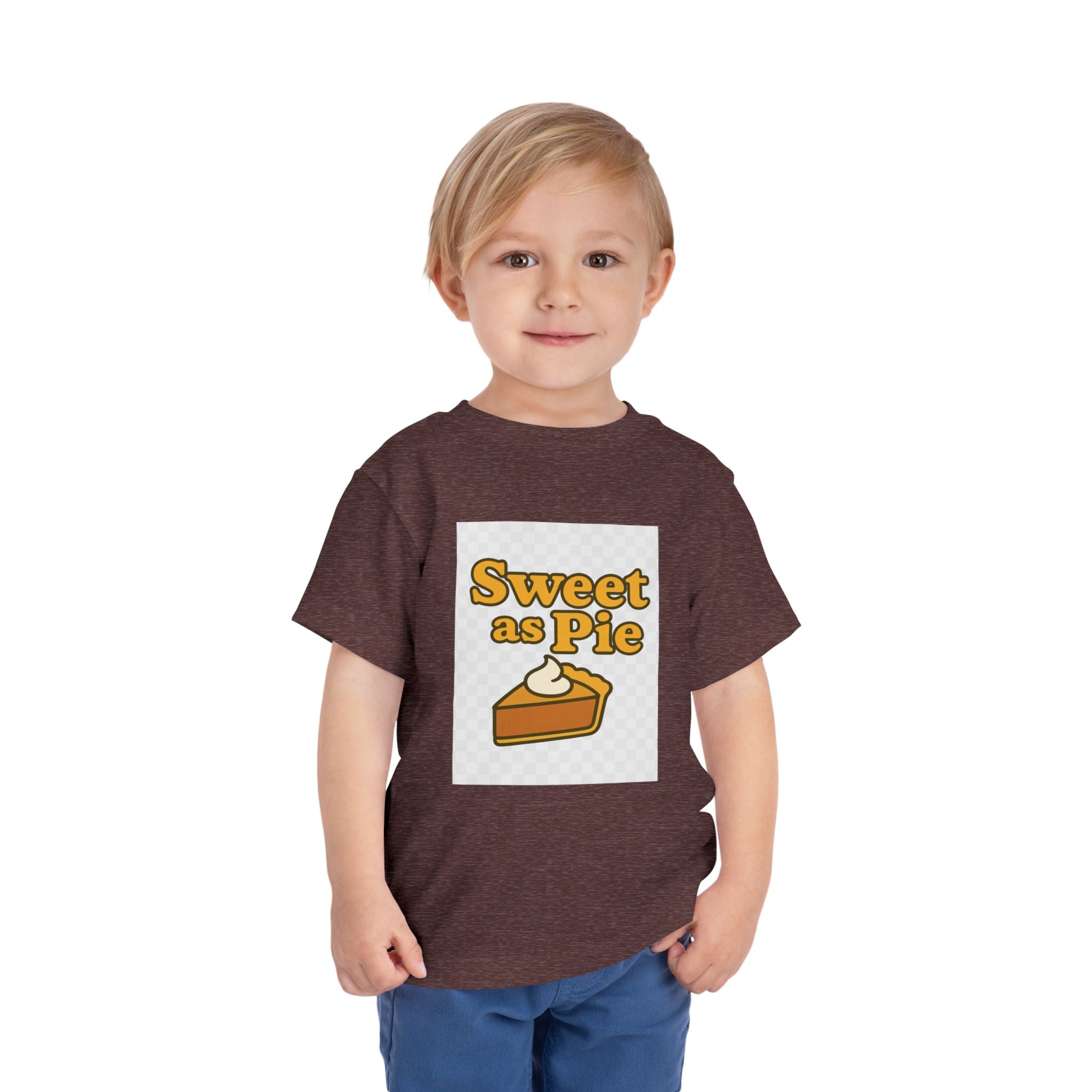 Sweet as Pie Toddler Tee - Cute Short Sleeve Shirt for Kids