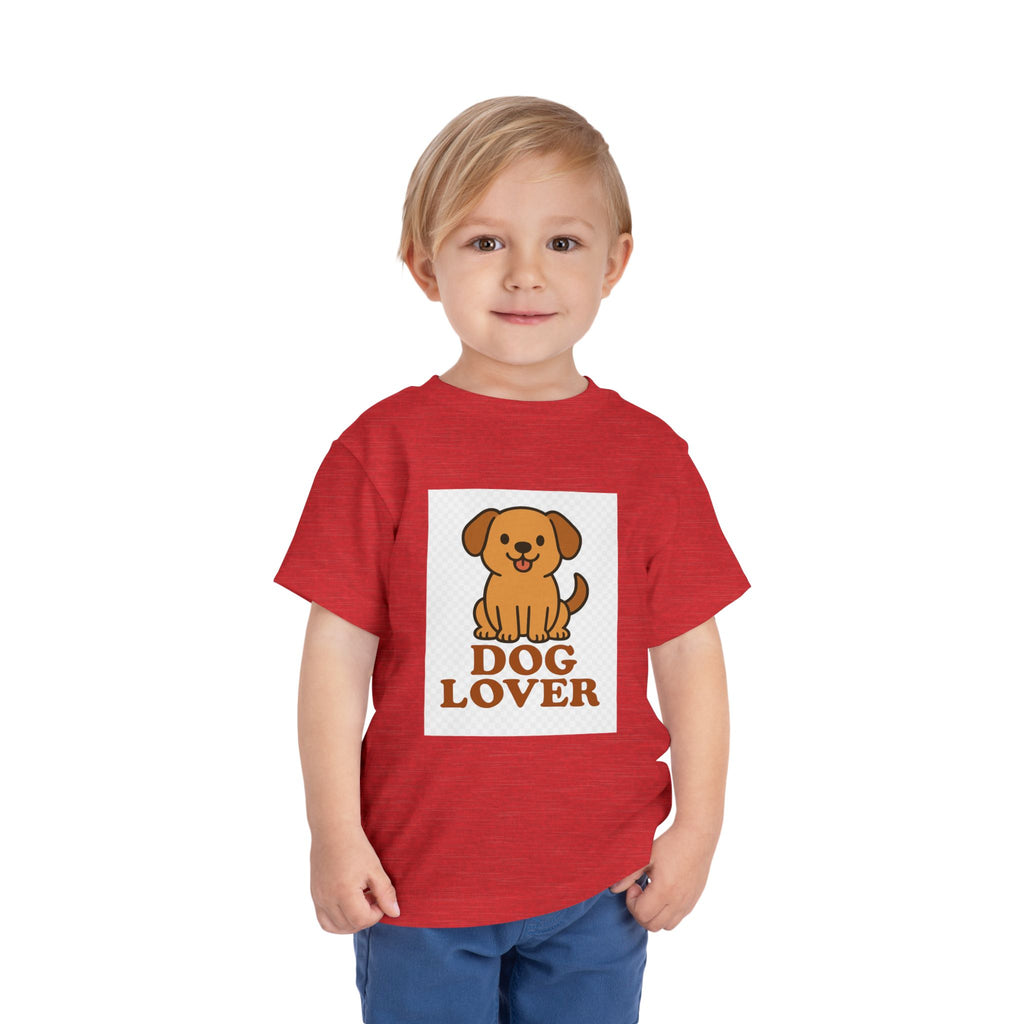 Dog Lover Toddler Tee - Cute Kids Shirt, Animal Lover Gift, Playtime Apparel, Birthday Outfit, Gift for Dog Owners