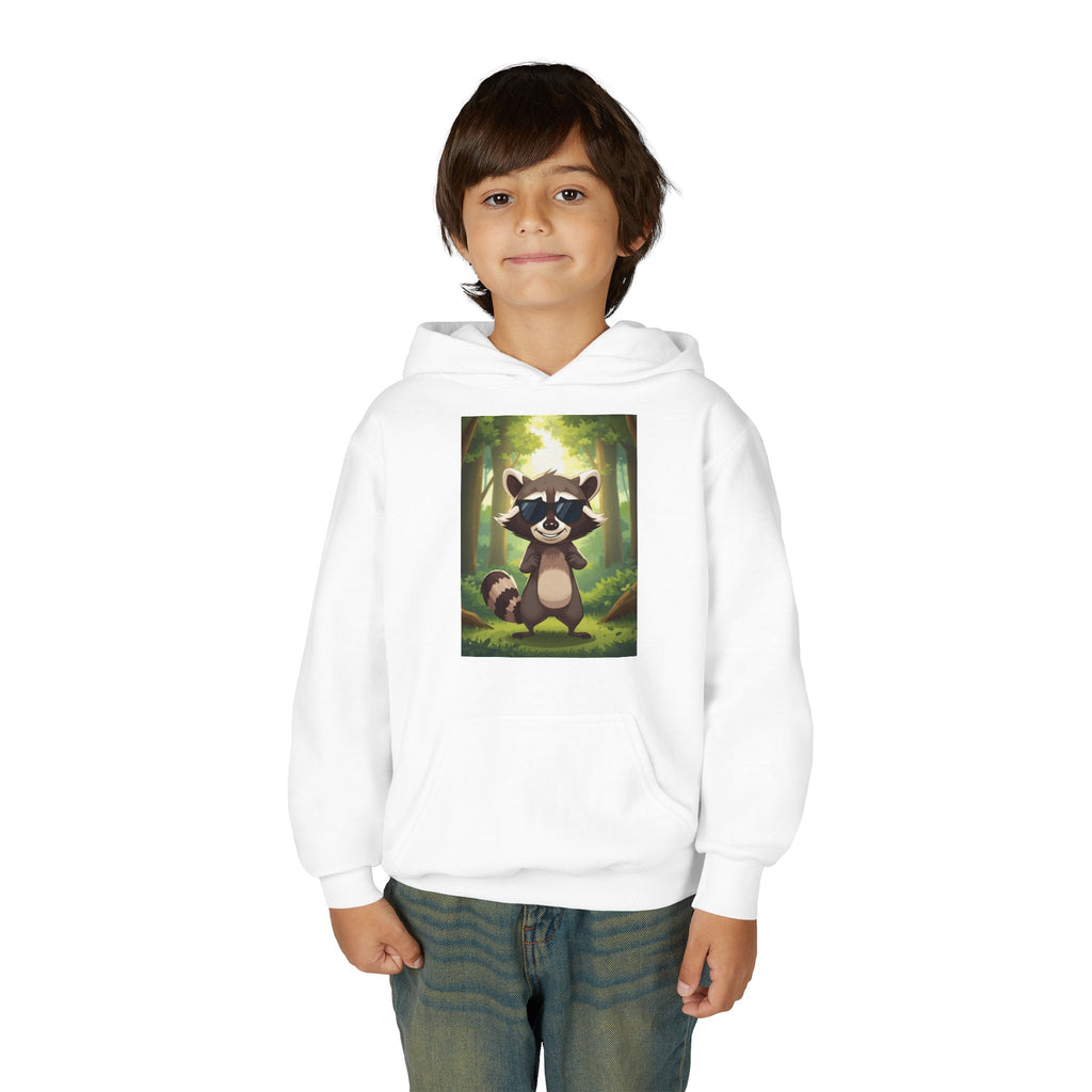 Raccoon Youth Heavy Blend Hooded Sweatshirt