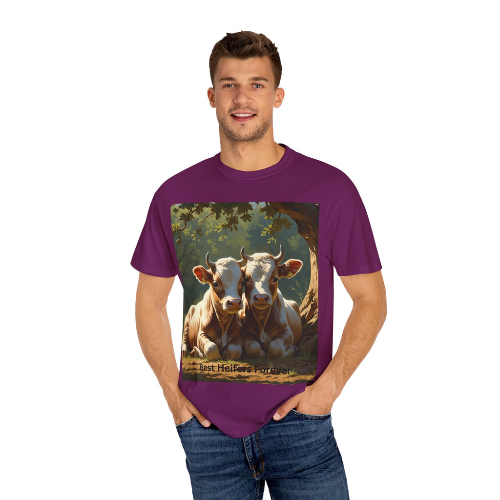 Best Heifers Forever T-shirt, Cute Cow Shirt, Animal Lover Gift, Farm T-shirt, Gift for Her, Unisex Casual Wear