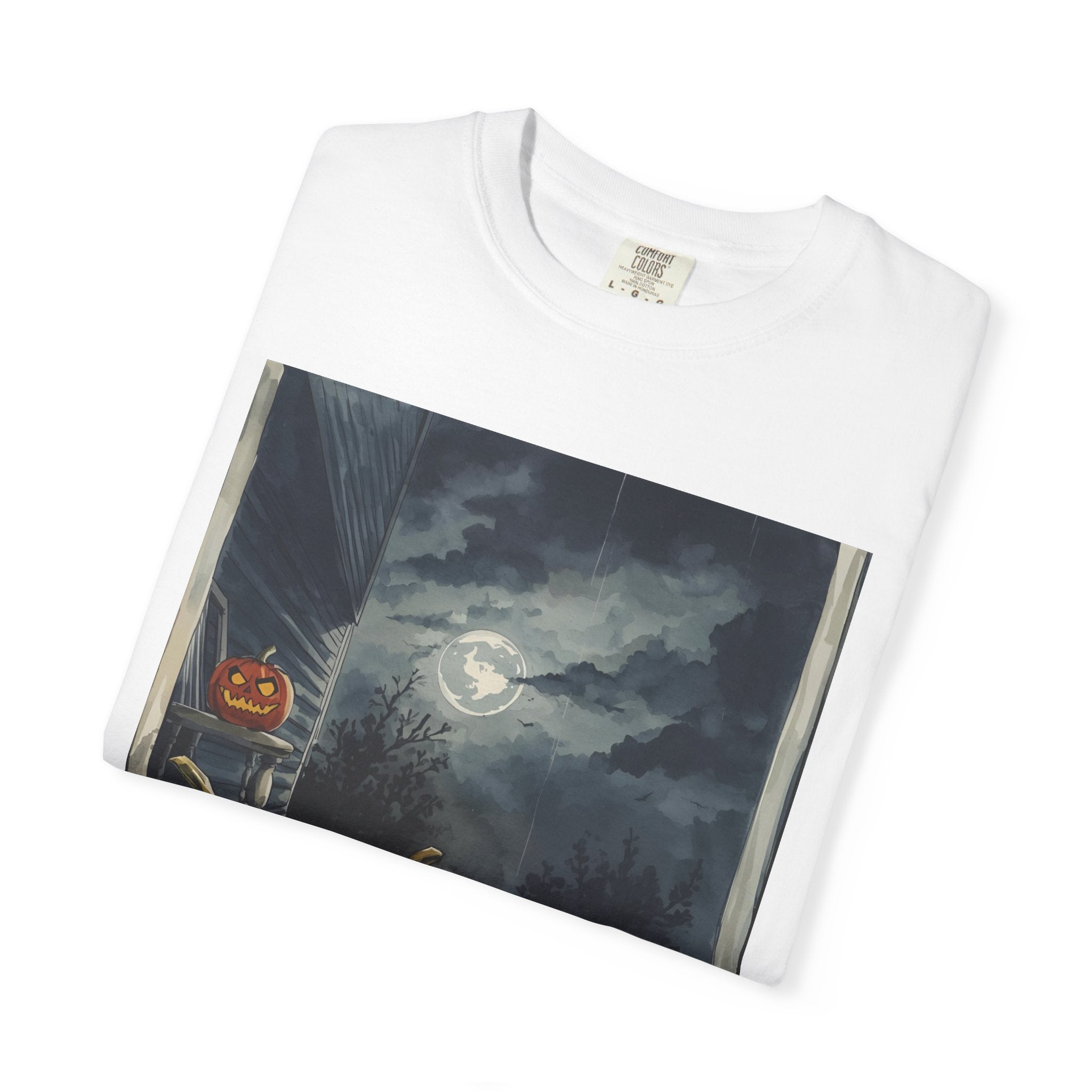 Spooky Pumpkin Night T-Shirt | Halloween Tee, Unisex Shirt, Fall Apparel, Trick or Treat Outfit, Casual Halloween Style