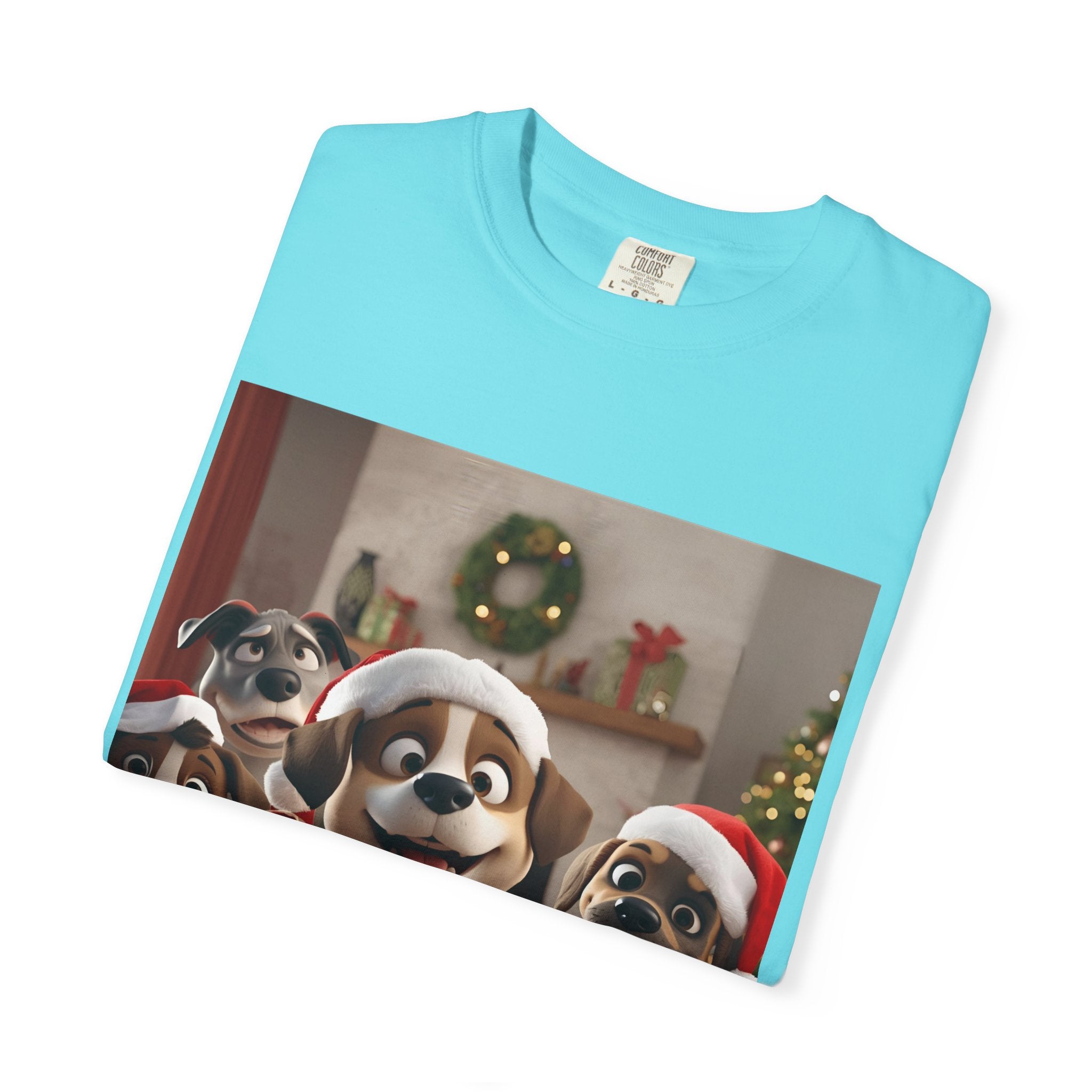 Cute Christmas Festive Dog Holiday T-Shirt | Pet Lover Gift, Christmas Shirt, Unisex Casual Tee, Cute Animal Apparel, Holiday Spirit Outfit