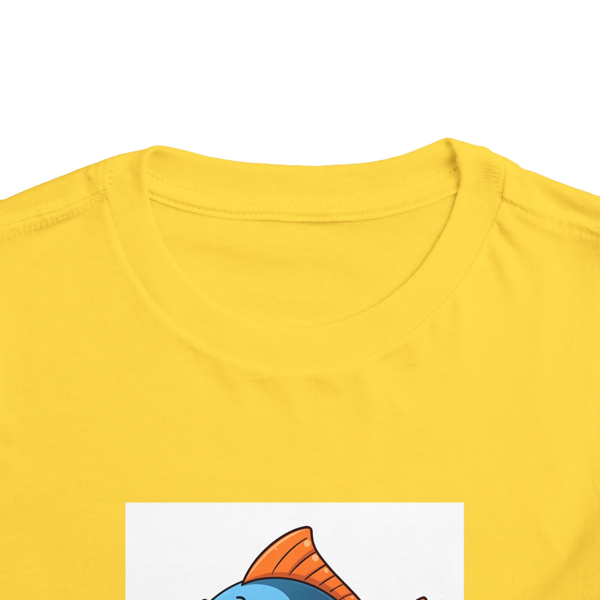 Here Fishy Fishy Fishy Toddler Short Sleeve Tee