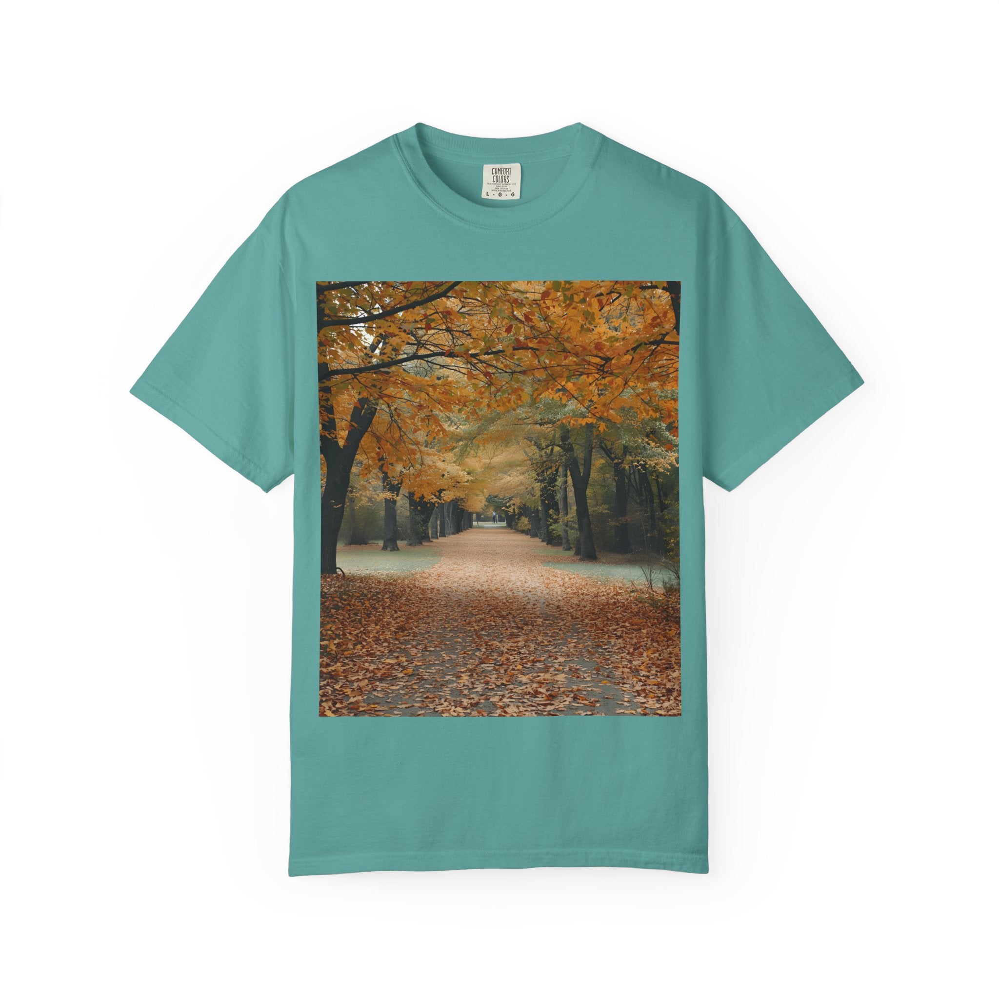 Autumn Pathway T-Shirt | Nature Lover Gift, Fall Fashion, Unisex Tee, Seasonal Wear, Cozy Vibes