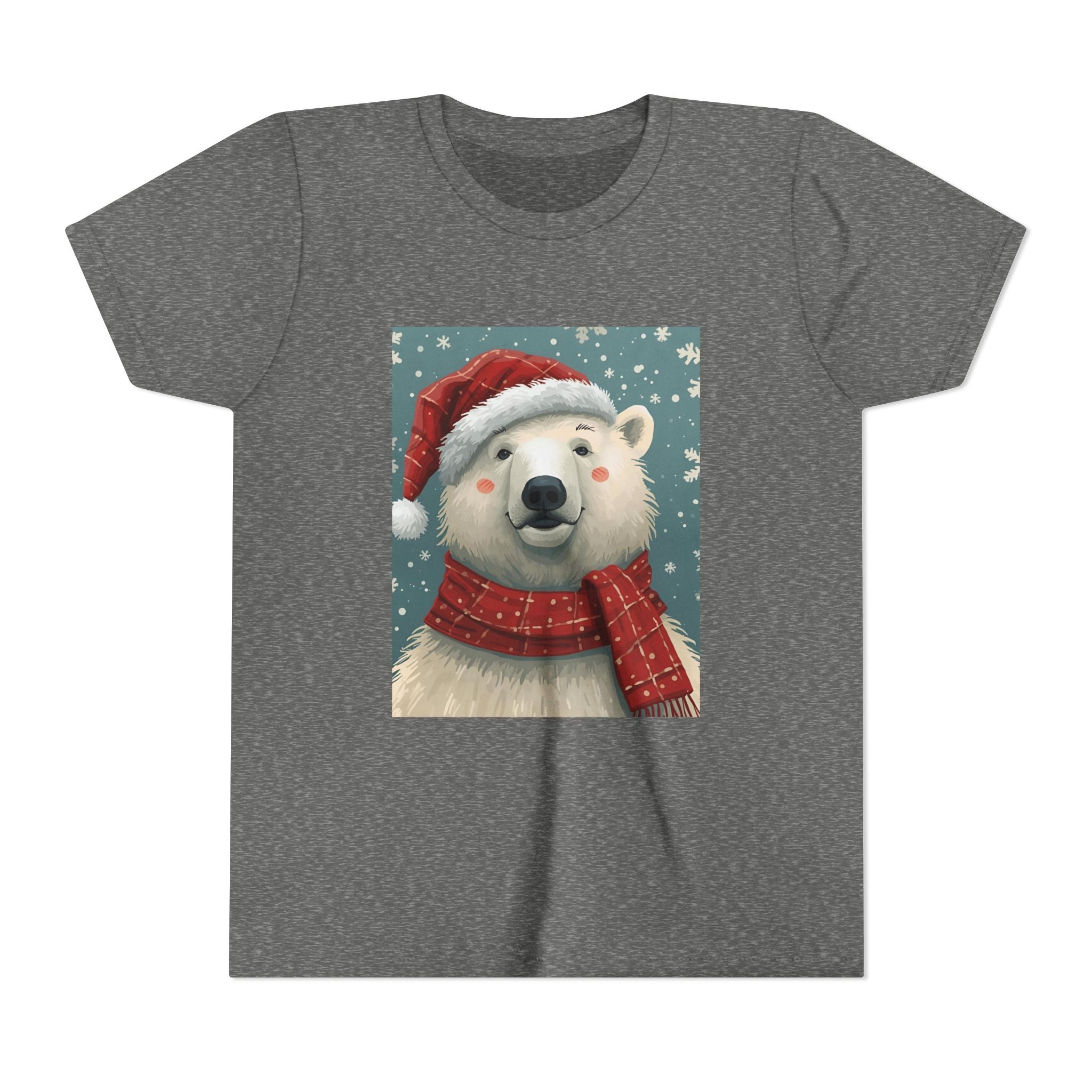 Christmas Bear Youth Short Sleeve Tee