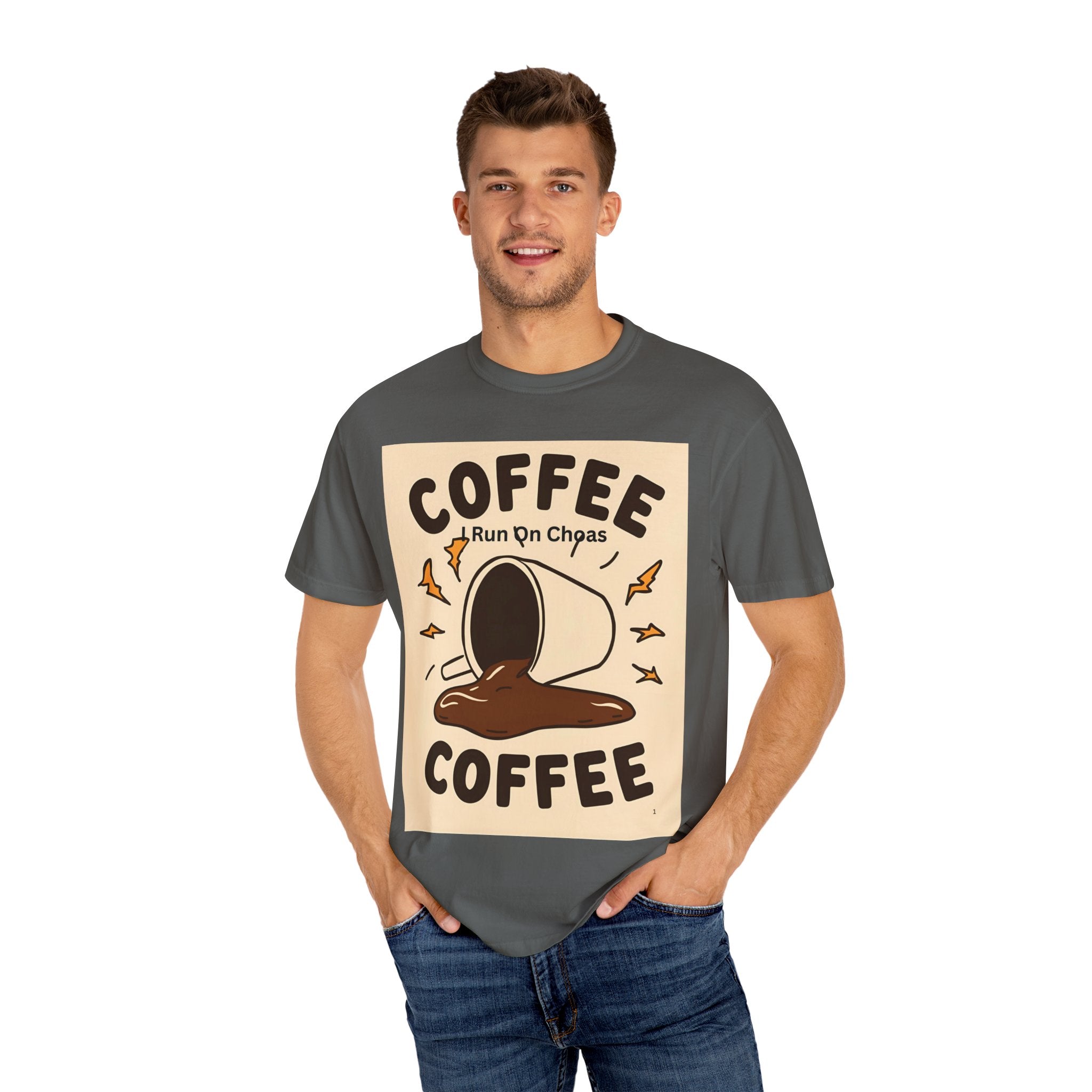 Coffee Coffee Unisex Garment-Dyed T-shirt